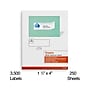 Staples Laser/Inkjet Address Labels, 1 1/3" x 4", White, 14 Labels/Sheet, 250 Sheets/Box, 3500 Labels/Box (ST18065-CC)~#|#~1E76847A-EC15-40B1-934878F4FB066075_sc7