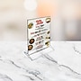 Azar Sign Holder, 5" x 7", Vertical, Table Top, Clear, Acrylic, 10/Pack (142710)~#|#~1E842FB7-3AFD-45F4-8D84F3D752780593_sc7