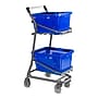 Versacart Double Basket Shopping Cart, Metallic Grey (101-006 MTG)~#|#~1E8474A9-20E4-4F9F-89C665F14AB4353A_sc7