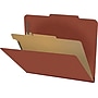 Medical Arts Press Pressboard Classification Folder, 1 Divider, 2" Expansion, Letter Size, Red, 10/Box (DV-T42-14-3RED)~#|#~1E86D7EA-8476-4CA5-92A6DB49164A1370_sc7