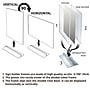 Azar Sign Holder, 8" x 10", Vertical, Clear Acrylic, 10/Pack (102718)~#|#~1E86F121-7B2C-40D8-B969E8A395F3D9BA_sc7