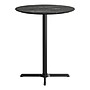 Flash Furniture TopGuard 36" Round Wood Dining Table with X-Base, Black Faux Marble/Black Base (STRD36BMAT3030B)~#|#~1E87AFE5-7030-43D2-BEB73FADD8B76FB8_sc7