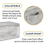 Whitmor 17" x 24" Storage Bag with Window, Gray (5455-12083)~#|#~1E8BD7C3-0CF9-46B8-8BF3206DE861D6C8_sc7