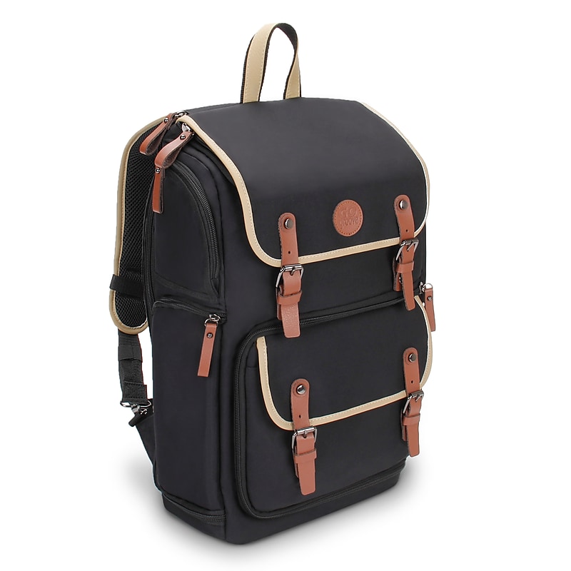 GOgroove Full-size DSLR Camera Backpack, Black (GGBCCBK100BKWS) image 1