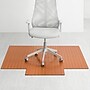 Anji Mountain Standard Bamboo Carpet & Hard Floor Chair Mat with Lip, 55" x 57", Walnut (AMB24054)~#|#~1E95009B-5135-4981-A70383F7CBBD93B2_sc7