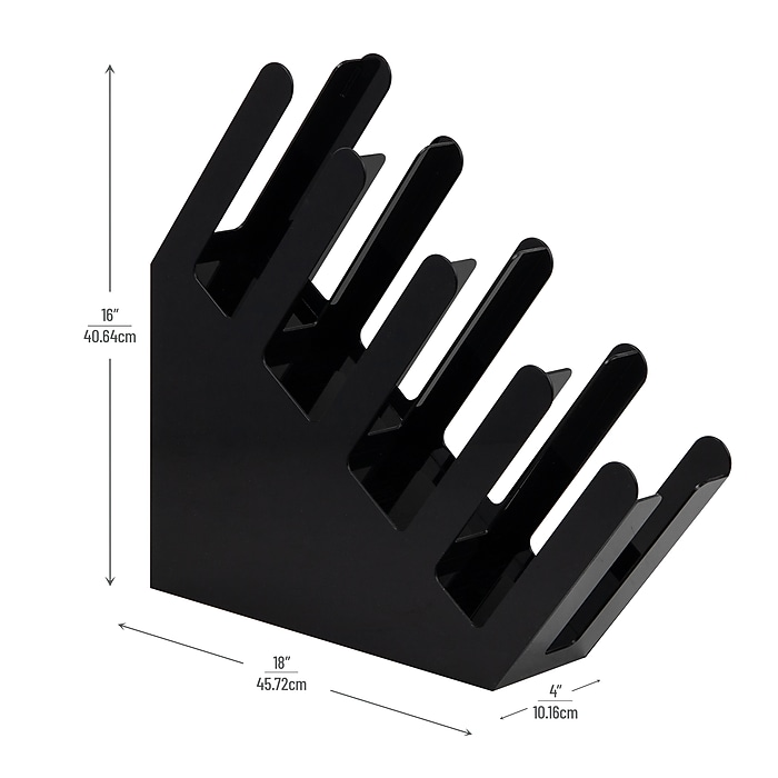 Mind Reader 4-Compartment Acrylic Cup and Lid Dispenser Coffee