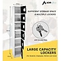 AdirOffice 72"H 6-Tier Black Storage Locker (ADI629-206-BLK-DL)~#|#~1E96F32E-4D9C-45F0-A4CC590CD1571C1F_sc7
