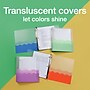 Oxford 1 1/2" 3-Ring Flexible Poly Binders, Assorted, 4/Pack (91091)~#|#~1E9AF832-A3FC-4795-B244A6A7B61AEEE4_sc7