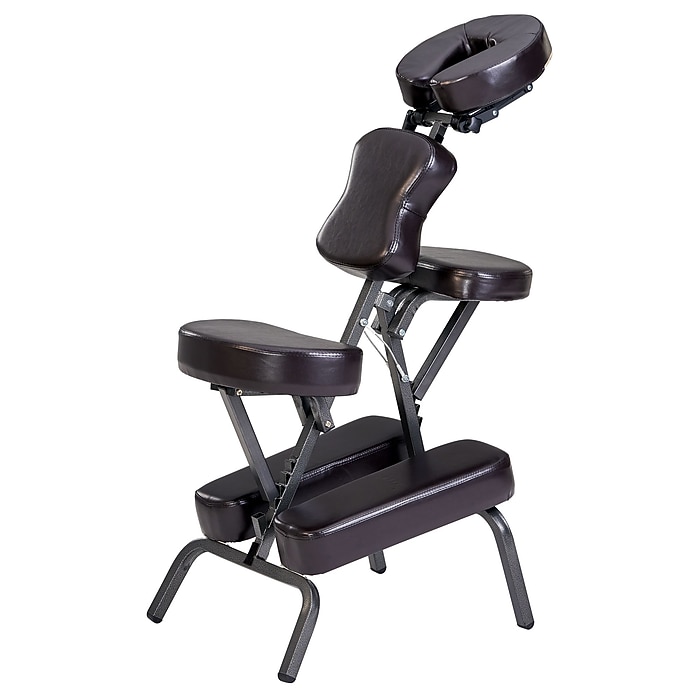 Master Massage The Bedford Chocolate Brown Portable Massage Chair