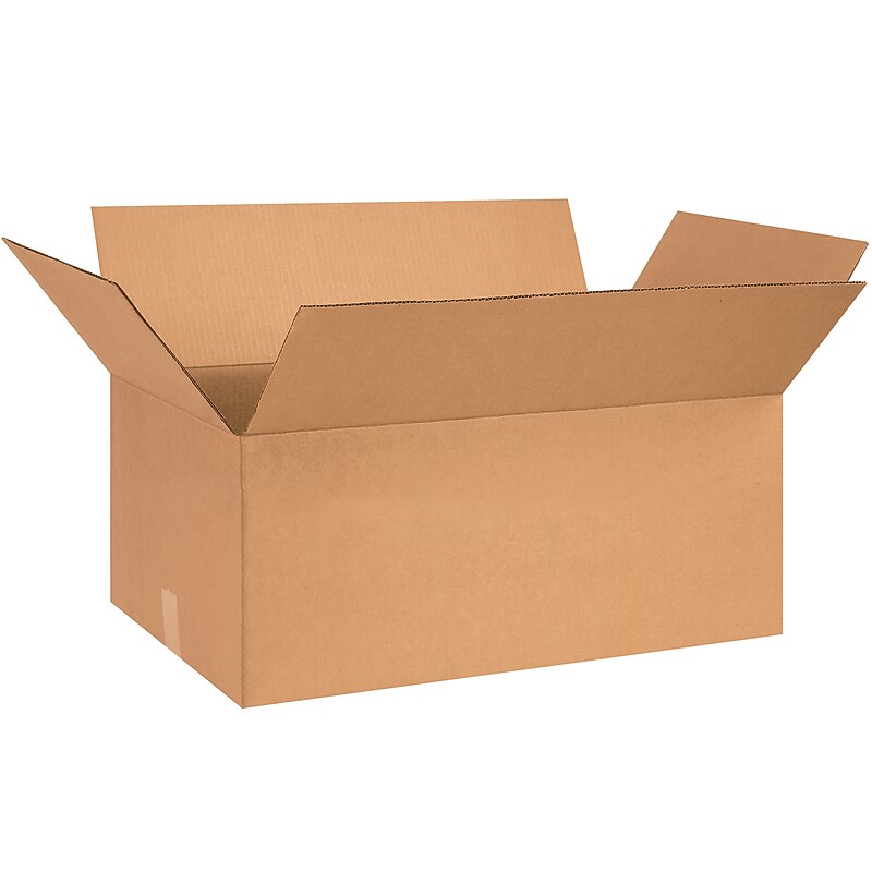 26" x 16" x 10" Shipping Boxes, 32 ECT, Brown, 20/Bundle (261610) image 1