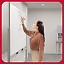 TRU RED™ Magnetic Painted Steel Mobile Dry Erase Board, Aluminum Frame, 40"H x 72"W (TR62829)~#|#~1EA135C7-6AEE-4C79-AEAD4D172DC13489_sc7