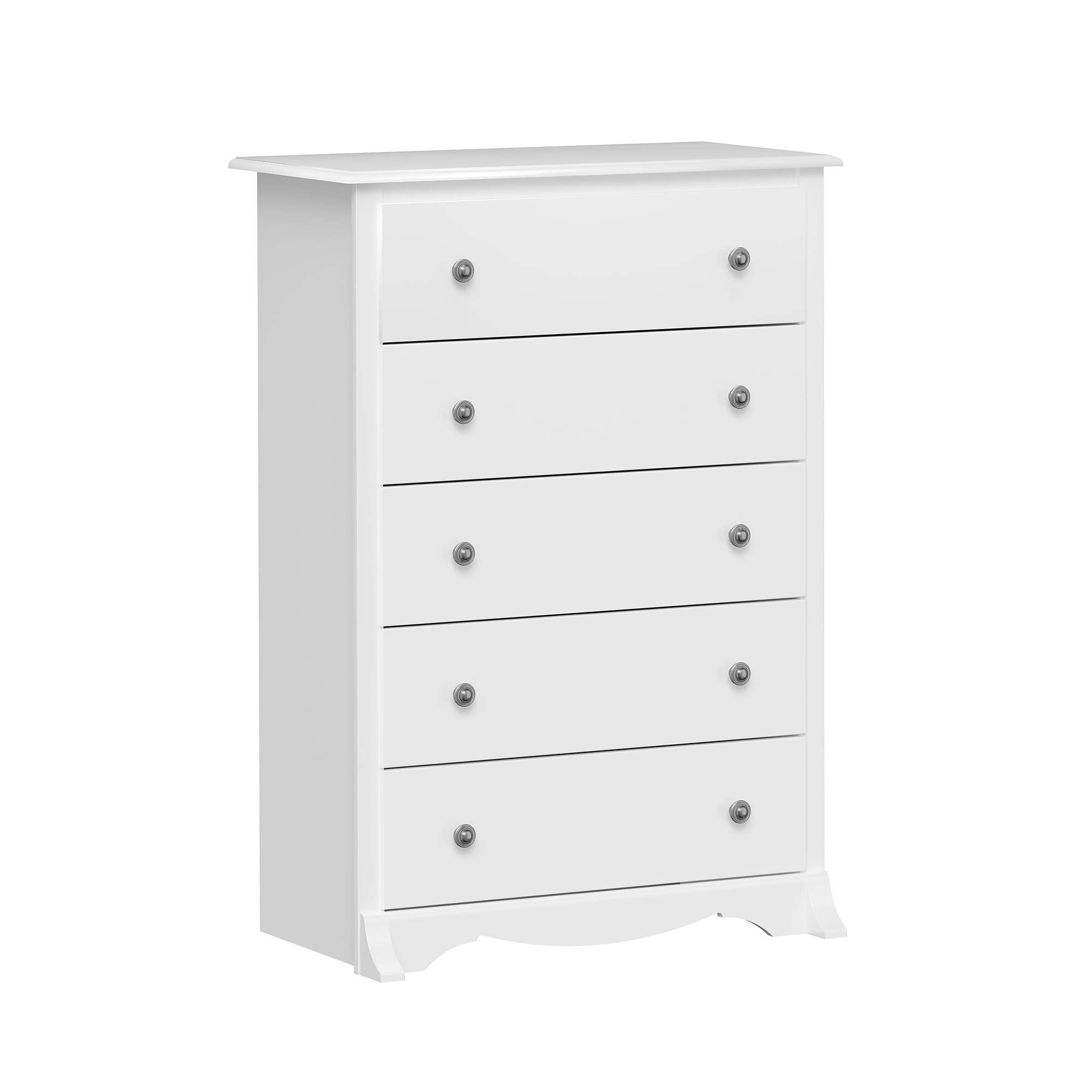 Prepac 44.75″ Monterey 5 Drawer Chest, White (WDC-3345-K) Sansujyuku sansujyuku.com