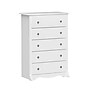 Prepac 44.75" Monterey 5 Drawer Chest, White (WDC-3345-K)~#|#~1EA6FDC7-C730-45FA-AE90EF5344D27637_sc7