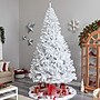 Nearly Natural 10-ft White Artificial Christmas Tree with 2200 Bendable Branches and 800 LED Lights (T3392)~#|#~1EB3C133-03A2-433E-B688A24EEA03A6D4_sc7