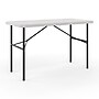 Staples 4' x 24" Heavy Duty Plastic Folding Table, White Granite (79203/54406)~#|#~1EB46235-F652-4831-83769B05003527BB_sc7