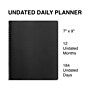 Staples 7" x 8.75" Daily Planner, Black (ST60461-24)~#|#~1EBD9C45-896D-4D23-A785B4D3A7CBE7FF_sc7