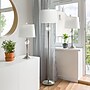 Lalia Home Classix 63"/29" Brushed Nickel Three-Piece Floor/Table Lamp Set with Tapered Shades (LHS-1000-BN)~#|#~1EBEAD76-721C-43B1-8CC723E57F86F177_sc7