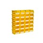Triton Products LocBin Stackable Storage Bin, 3" x 4.12" x 5.37", Yellow, 24/Pack (3-210Y)~#|#~1EC0206A-6D54-423B-8138A7B181644ADA_sc7