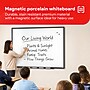 TRU RED™ Magnetic Steel Dry Erase Board, Black Frame, 4' x 3' (TR61181)~#|#~1EC40758-C707-4BE2-9FD854E543C13B22_sc7