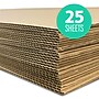 Flipside C-Flute Poster Board, 40" x 32", Corrugated, Brown, 25/Carton (32405-25)~#|#~1EC55D7F-80CE-4E9B-B526011785BC1A12_sc7