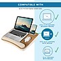 LapGear Portable 17.8" x 13.5" x 3" Laptop Lap Desk, White Oak Woodgrain~#|#~1EC7BBA8-A2C7-49FA-9FDAF68332C87D89_sc7