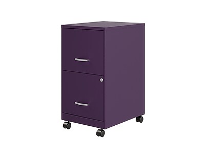 SOHO Smart File 2-Drawer Mobile Vertical File Cabinet - Thumbnail 2
