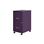 Space Solutions SOHO Smart File 2-Drawer Mobile Vertical File Cabinet, Letter Size, Lockable, Midnight Purple (25277)~#|#~1EC92FE0-D5D1-45A7-942CADAF05BFBEED_sc7