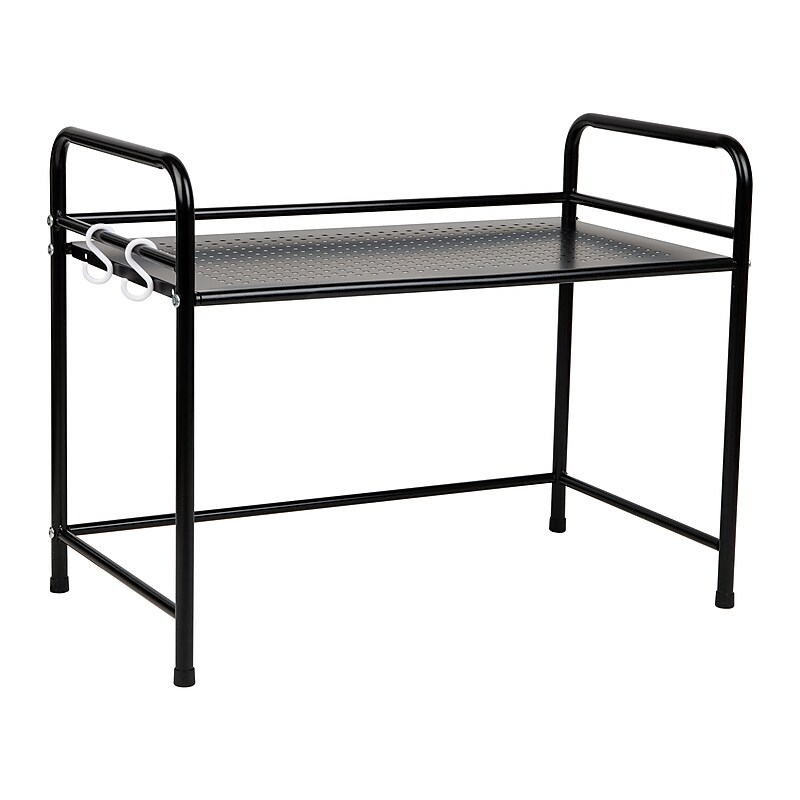 Mind Reader Metal Kitchen Shelf, Black (1TCOUMIC-BLK) image 1