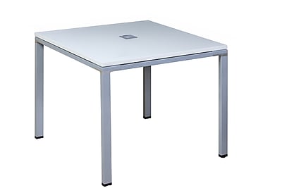 Boss Office Products Simple System 36″W Meeting Table, White (S401-WT) Simolary simolary.com