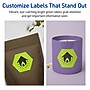 Avery Printable Decorative Edge Multipurpose Labels, 2-1/2" x 2-57/64", Bright Green, 120/Pack (94121)~#|#~1EDDD3F3-407D-483D-85CB12B94FBD9341_sc7