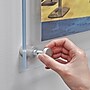 Azar  8.5" x 11" Floating Frame Sign Holder, Wall Mounted, Vertical/Horizontal, Front Loading, Silver Acrylic (105514)~#|#~1EDDF0DB-CB21-4E1C-9A56CAA36982247E_sc7