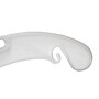 Nahanco 19" Plastic Heavy Weight Shirt Hanger, White, 100/Carton (1900)~#|#~1EDE9774-093B-4634-B2AB10D3F4C13AB8_sc7
