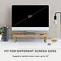 Anji Mountain Mango Wood & Metal Monitor Stand, Up to 32" Monitor, Natural Wood and Gold (MS-MNG-06GLD)~#|#~1EECC4B0-C30B-4820-80E8A0EF4E10B431_sc7
