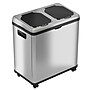 iTouchless Stainless Steel Rectangular Sensor Trash Can and Recycle Bin, 16 Gal., Silver (IT16RES)~#|#~1EEEE5B8-5E26-4004-B3628C2ECE2BF5C6_sc7