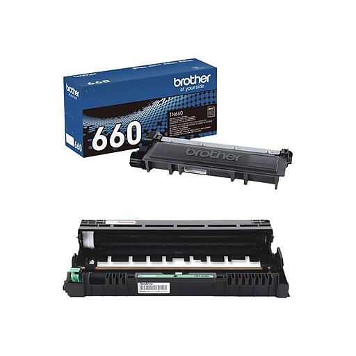 Brother TN660/DR630 Black High Yield Toner Cartridge & Drum Unit Bundle (TN660DR630PKSTP