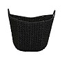 Household Essentials Woven Storage Wicker Basket with Handles, Black (ML-4132)~#|#~1EF341DD-5A63-4F86-A752A863C34FFC8A_sc7