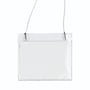 JAM PAPER Plastic Name Tags, 4" x 3 1/2", Clear, 24/Pack (401138612)~#|#~1EFA160B-DE7F-4C02-A1BA747ADF6F110F_sc7