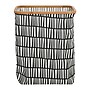 Household Essentials Krush Collapsible Laundry Hamper, Bamboo, Black/White (2274-1)~#|#~1EFC419D-F0E6-408A-BEB89F44D2A37455_sc7