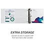 Samsill Titan Heavy Duty  6" View Binder, D-Ring, Made in USA, White (16427)~#|#~1F0297D1-A394-40BA-AB6183C4D7A3F209_sc7