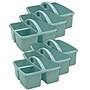 Teacher Created Resources Plastic Storage Caddy, 9" x 9.25" x 5.25", Calming Blue, 6/Bundle (TCR20953-6)~#|#~1F048E21-88BC-48AD-B35FB4F1621B3933_sc7