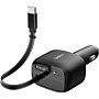 Belkin BoostCharge Retractable Car Charger, 75W, 2.46ft., Black (CCC001FQBK)~#|#~1F0589DD-0AD1-4FB7-863A7D9C2024504A_sc7