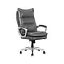La-Z-Boy Jenkins Ergonomic Bonded Leather Executive Big & Tall Chair, 400 lb. Capacity, Gray (60075-GRY)~#|#~1F05E135-ABA7-44CF-A922D8134B3EF09F_sc7