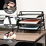 Mind Reader 3-Tier Stackable Paper Desk Tray Organizer, Metal Mesh, Black (3TPAPER-BLK)~#|#~1F0F3A90-1F4D-4827-A16B0B90DD69C417_sc7