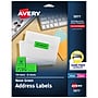 Avery Sure Feed Laser Address Labels, 1" x 2 5/8", Neon Green, 750 Labels/Pack (5971)~#|#~1F0FFA78-AB6B-4057-86363AAD13A66A5D_sc7