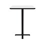 Correll Square-Shaped Dry-Erase Markerboard Cafe Table, 24" x 24", Frosty White/Black (BXB24DES-80)~#|#~1F156DE0-F25F-4871-BD602782B8CE2C41_sc7