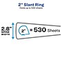 Avery Heavy Duty 2" 3-Ring View Binder, Slant Ring, White, 4/Pack (79790)~#|#~1F1957BA-837E-4892-9621E620BA89EA9D_sc7