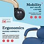 La-Z-Boy Aberdeen Ergonomic Bonded Leather Swivel Executive Chair, Blue (51545-BLU)~#|#~1F1FF60C-AF29-43DE-BAAE95E2C032A1CF_sc7