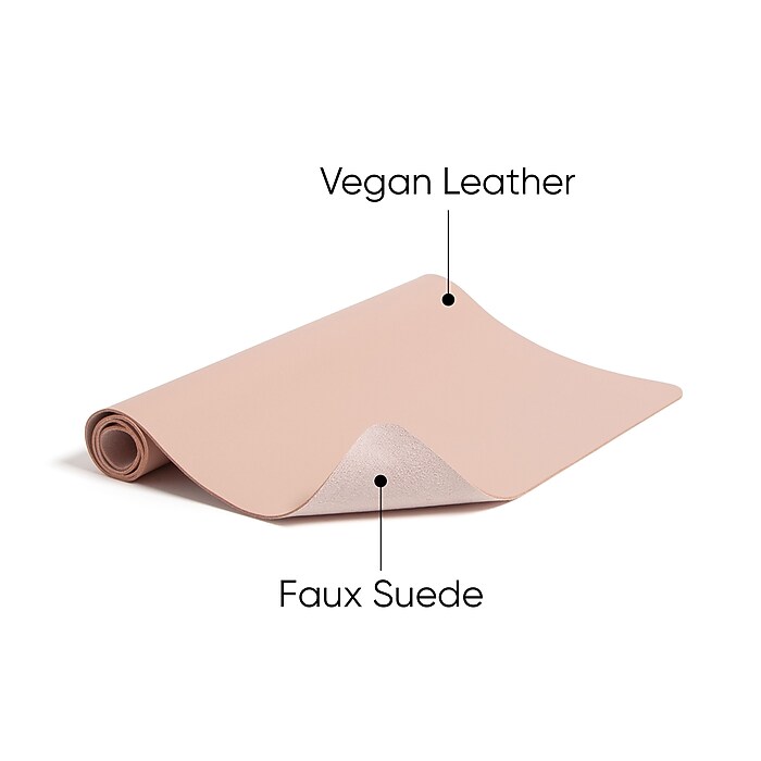 Smead Medium Vegan Leather Anti-Slip Desk Pad, 31.5