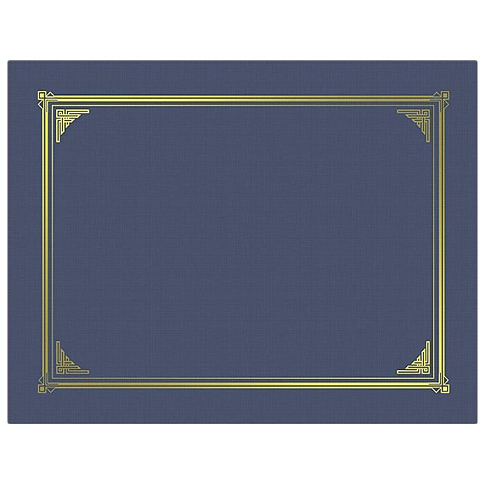 Geographics Classic 2-Up Certificate Holder, 9.75