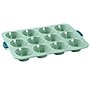 Starfrit Silicone 14" x 19.5" Muffin Pan, Sage Green (092750-006-NEW1)~#|#~1F2666AE-962F-4E09-B01C76857566C16E_sc7